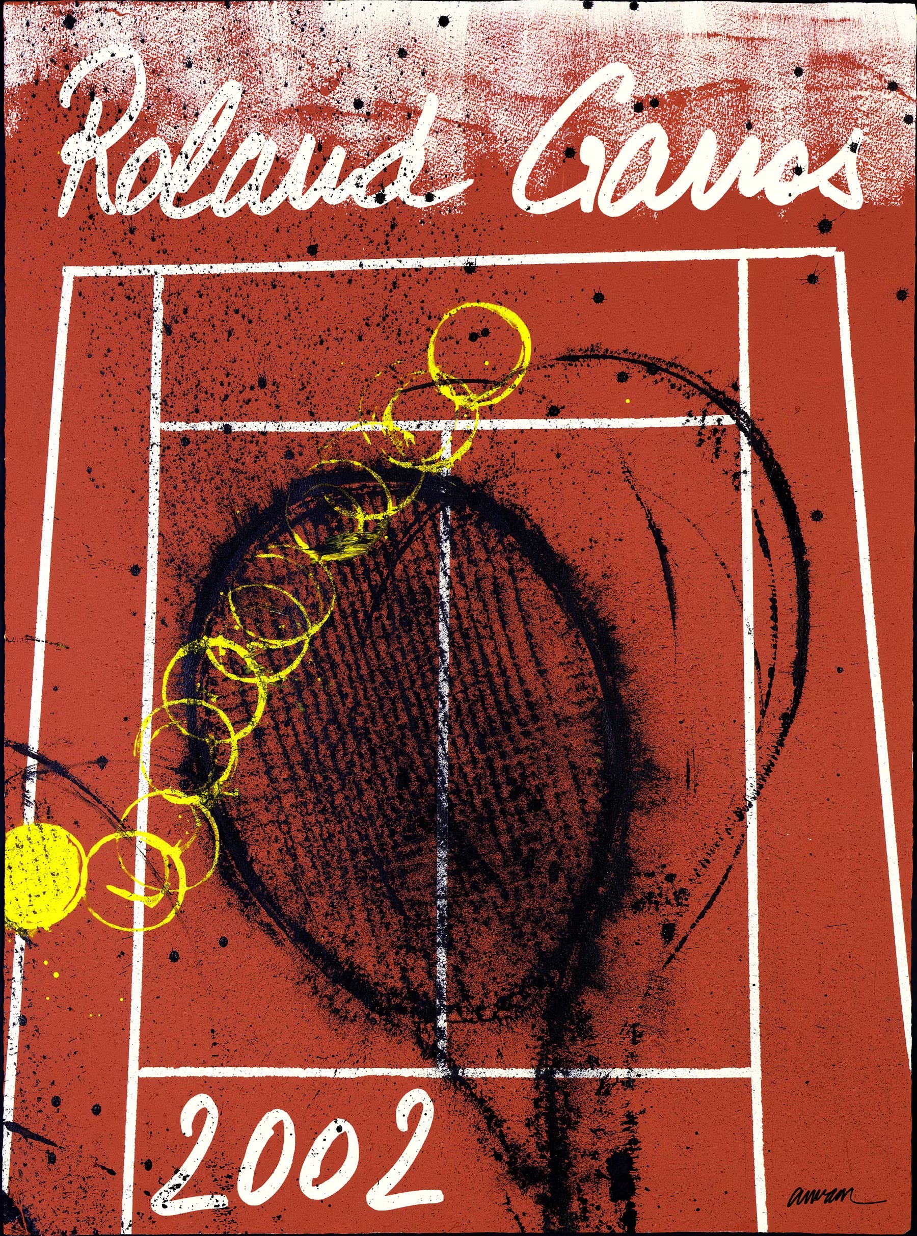 Roland Garros 2002 poster